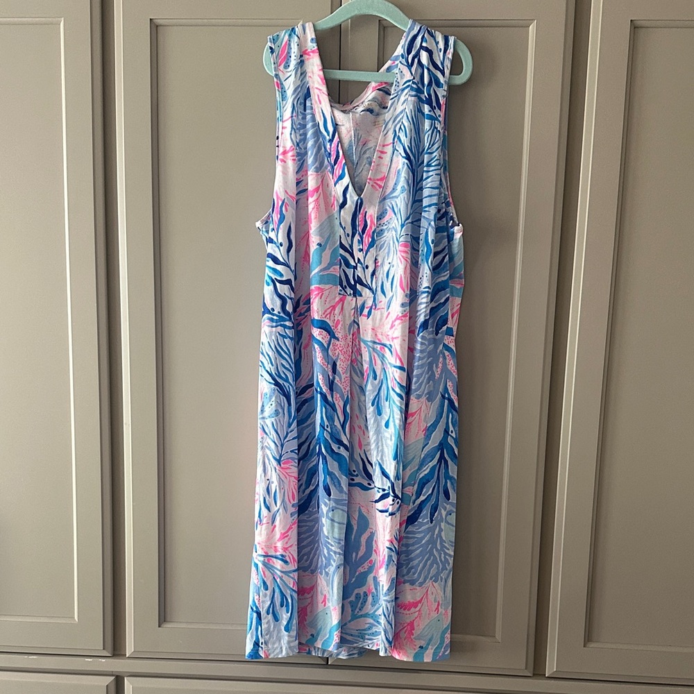 Tropical Sleeveless Dress